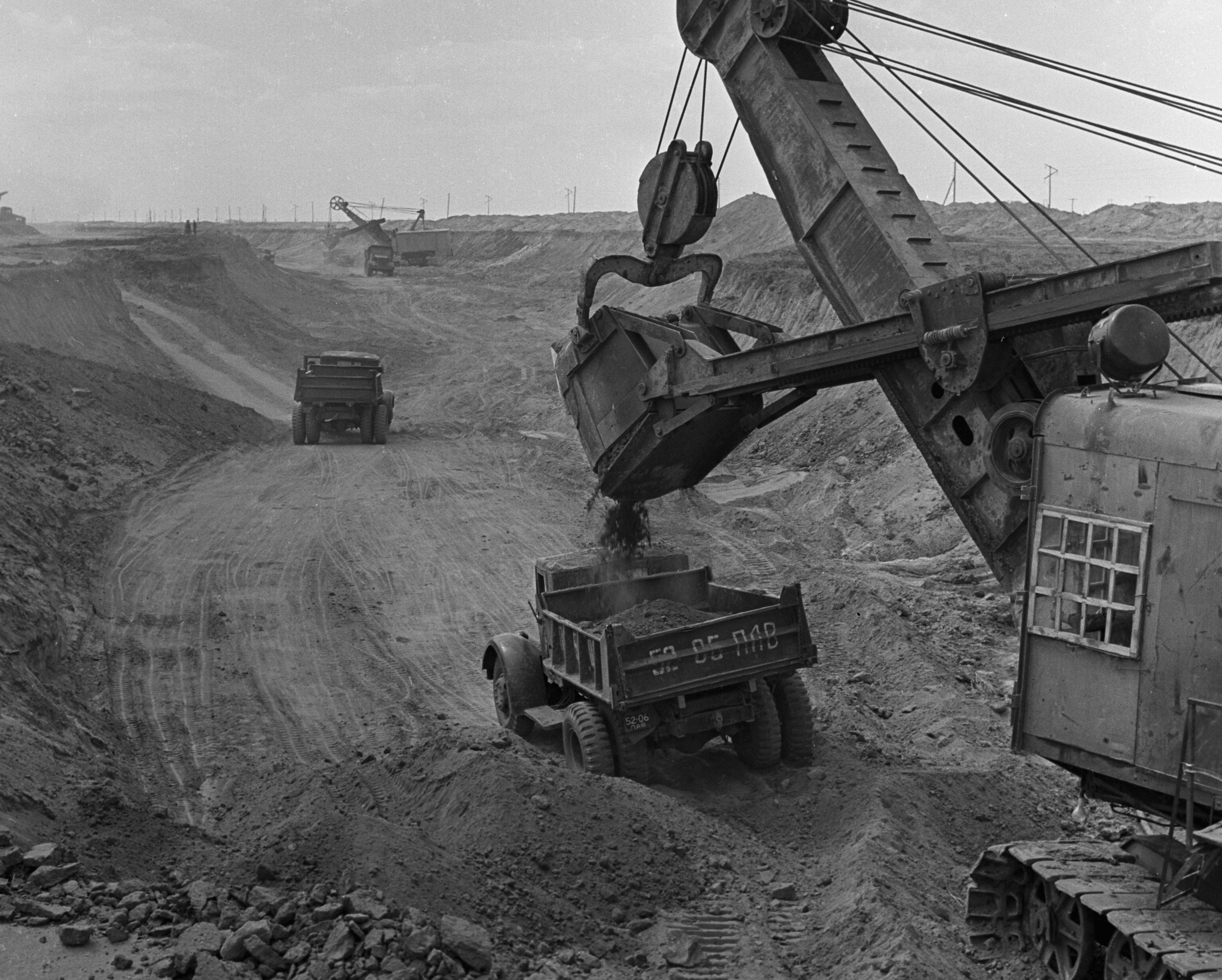 1963 год. Начало строительства канала Иртыш – Караганда / Иосиф Будневич / РИА НОВОСТИ