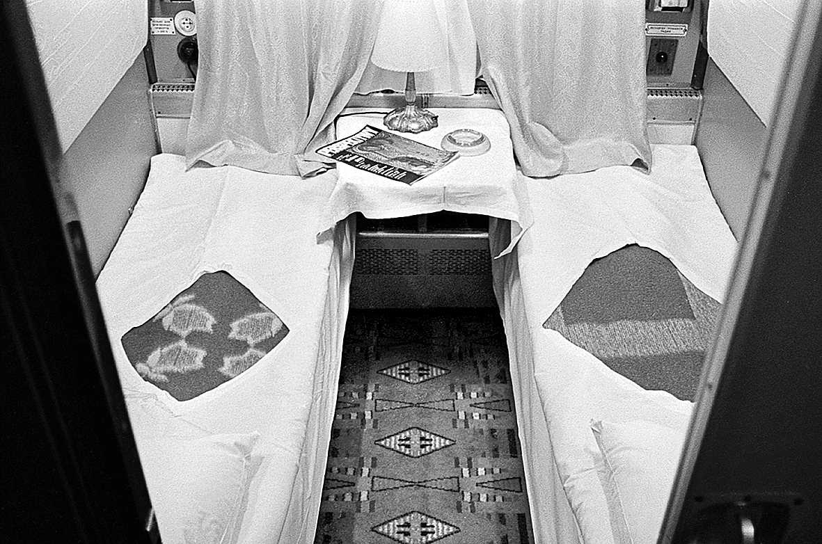 1971 год. Уютное купе «Красной стрелы» / Юрий Белинский / ИТАР-ТАСС