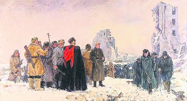 Глеб Барабанщиков. Сталинград. Холст, масло, 1946 г.