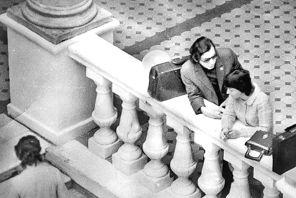 Студент Третьяков в университете