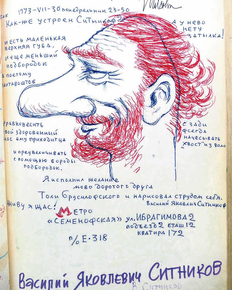 Чертёж. Автопортрет