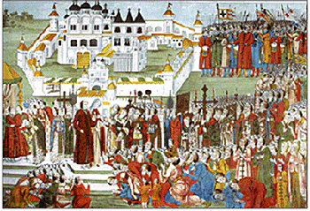 Приглашение Михаила Романова на царство. С рисунка 1673 года 5-9-28.gif