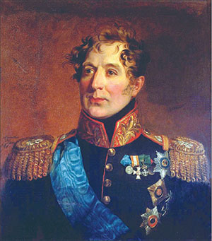 Портрет Михаила Андреевича Милорадовича. Художник Джордж Доу. 1825 г.