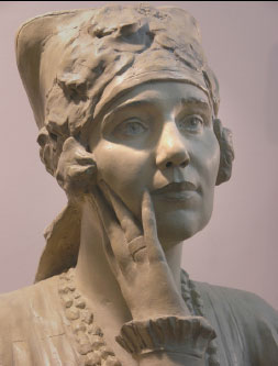 . Коненков. Н.В. Плевицкая, 1924