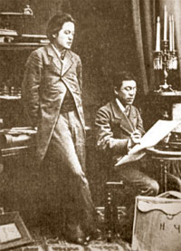 Антон и Николай Чеховы (фото 1881–1882)
