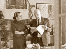 Сергей Герасимов с женой Тамарой Макаровой, 1974 г.; ИТАР-ТАСС