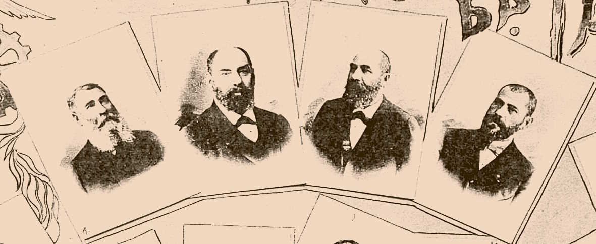 Братья Тарасовы (слева направо): Александр, Лазарь, Гавриил, Михаил