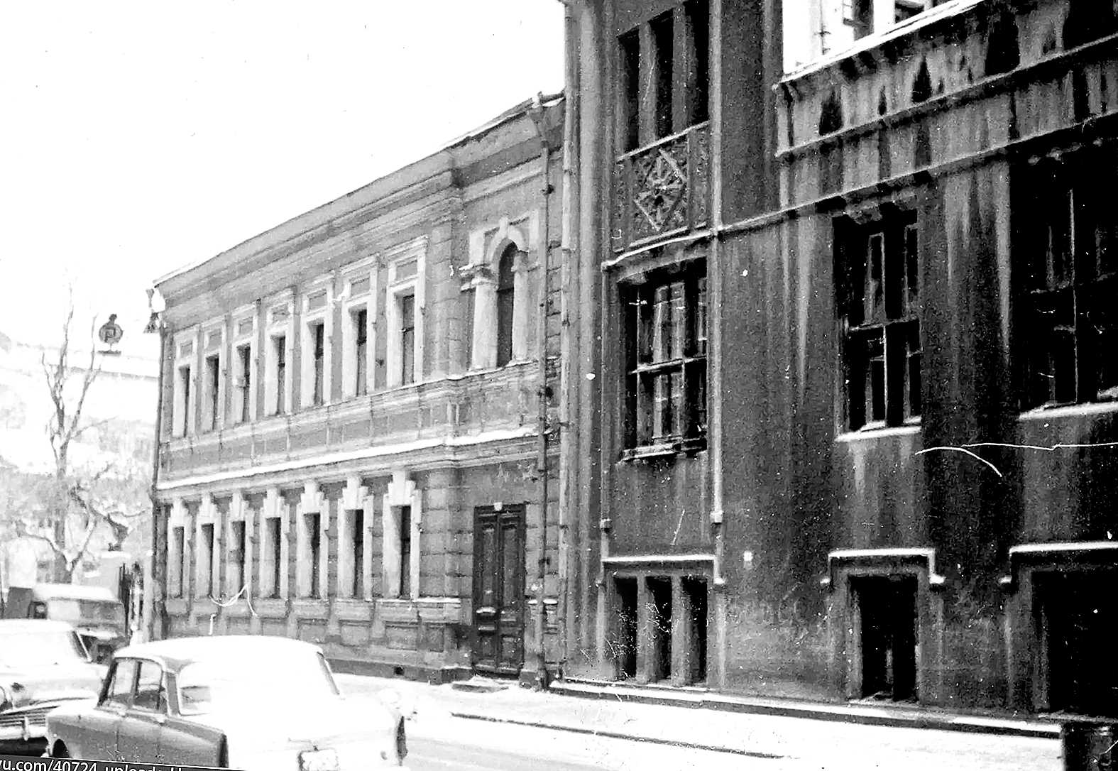 Усадьба Фонвизина – Еремеева и Дом Филимонова. Фото 1970 г.