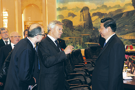 После переговоров с руководством Китая, Пекин, 2016 год